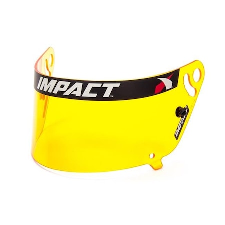 Impact Racing Impact Racing 19399904 Anti-Fog Shield - Amber for 1320 Air Draft & Super Sport IMP19399904